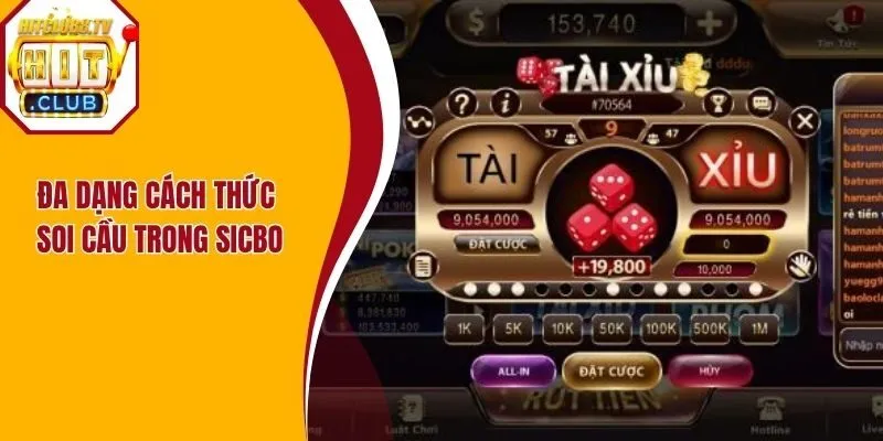 Đa dạng cách thức soi cầu trong siêu phẩm sicbo Đa dạng cách thức soi cầu trong siêu phẩm sicbo