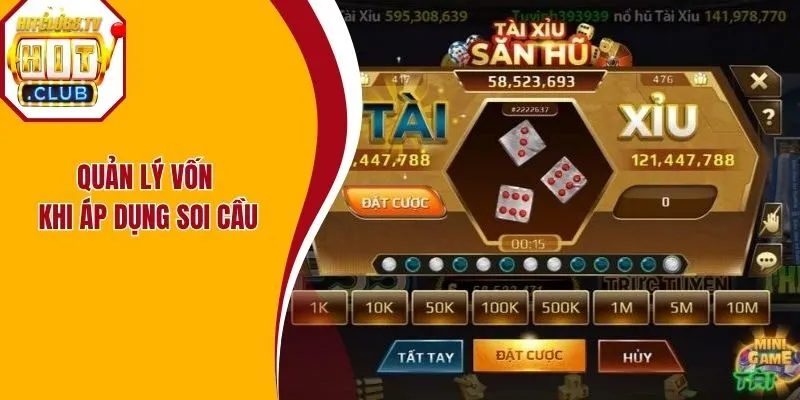 Người chơi nên quản lý vốn thông minh khi áp dụng soi cầu Người chơi nên quản lý vốn thông minh khi áp dụng soi cầu